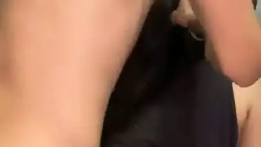 Busty girl’s hot Assamese sex video on the stairs
