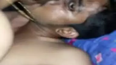 mallu aunty ride on top and boob press and kiss