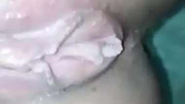 Desi Bhabhi Showing Boobs And Shaved Pussy Selfie