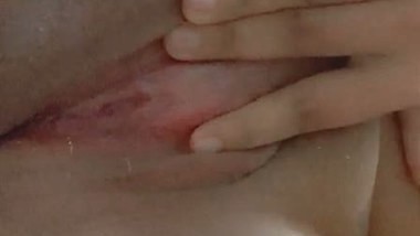 Bubbly Indian girl nude pink pussy rubbing