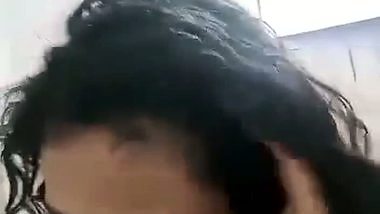 Curly hair mallu girlfriend sucking boyfriend dick