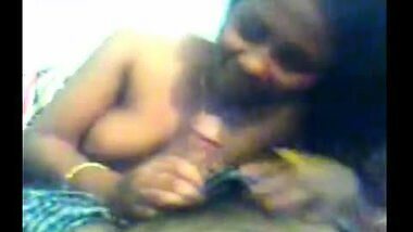 South Indian village bhabhi given hot blowjob session