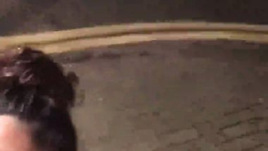HORNY SLUT BABE CAUGHT SUCKING ON THE STREET