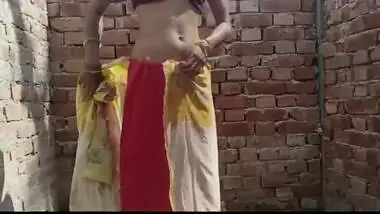 Delightful Indian girl takes porn shower being surrounded by brick walls