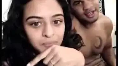 Indian couple fooling around on webcam