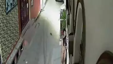 Desi girl caught nude on CCTV cam footage