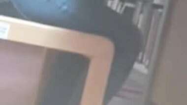 Candid Indian Feet Shoeplay in Library