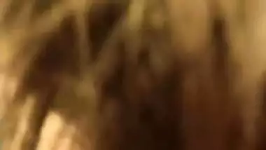 Lady gives an Indian blowjob to her lover in bed