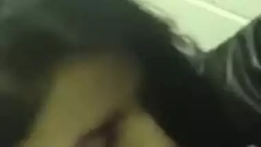 Desi girl sucking dick in public toilet