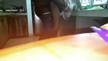 wifr fucked while working in kitchen