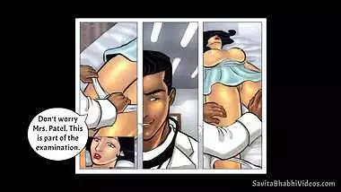 Savita Desi receives sexual pleasure from the doctor in XXX comics