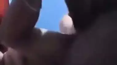 Malayalam sex video of a couple in a missionary position