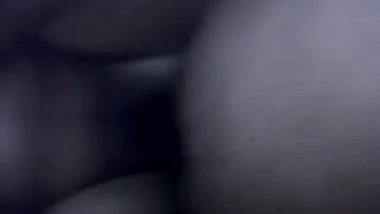 Indian Busty Aunty hide her face , breasts while fucking 