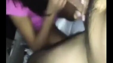 Sexy Housewife gives hand job to her lover