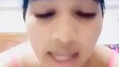 Indian nude girl shows her big boobies on camera