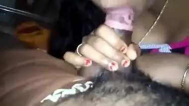 Today Exclusive- Sexy Desi Boudi Sucking Hubby Dick