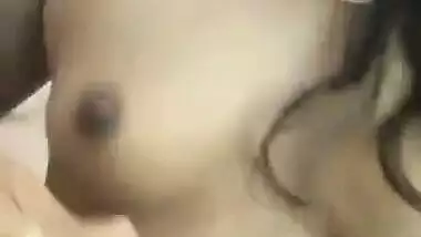 Desi must watch selfies NIPPLE Clamps ASS Fingering PUSSY play & DILDO ride part 5