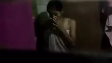 Sexy desi babe nude bathing caught by hidden cam