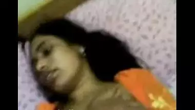 Bangla Aunty in blouse with devar at room
