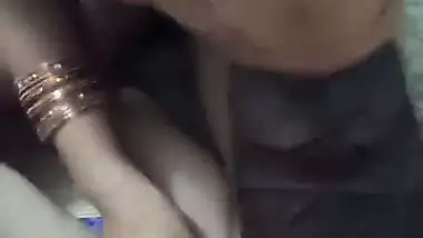 Indian wife sucking her favorite dark salty lollipop