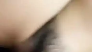 Sexy babe pussy drilling by lover