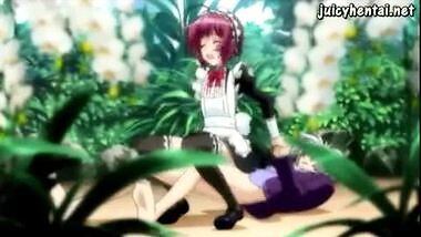 Anime shemale taking a cock in her asshole