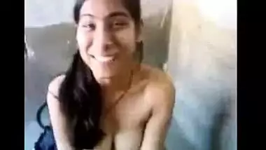 Indian College Girl Stripping for her BF & Possing her Boobs Mms