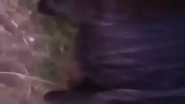 Horny young couple’s kinky outdoor sex under the open sky