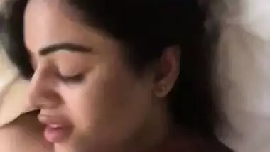 Big boob Bangali girl gives a boobjob to her lover