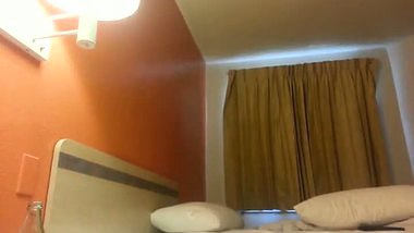 Booby office staff riding boss son dick in hotel room
