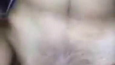 Nude Indian teen feeling shy during sex