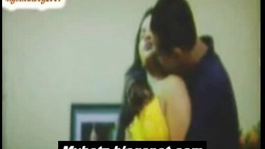 Boy putting hands inside blouse of punjabi aunty