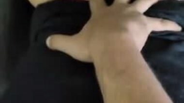 On my fours while I deepthroat his dirty cock