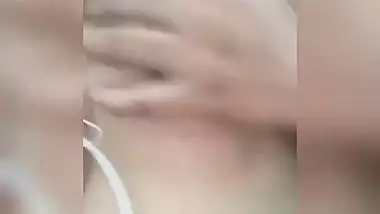 Desi Beautiful Girl Showing sucking Boobs On Video Call
