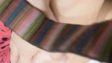 Indian girl boob press by lover in hotel room