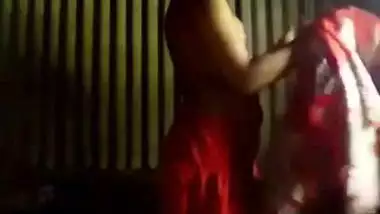 Desi Beautiful Sexy Village Girl Changing And Dancing After Bath