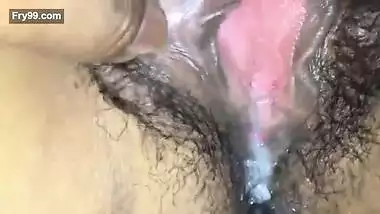 Indian Wife Hairy Pussy