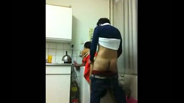 Sexy college girl incest sex with professor in kitchen