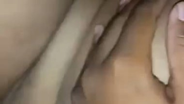 Wife hard fucking with moans with husband