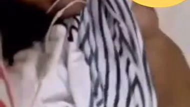 Shy Indian teen nagna video call