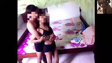 Indian Desi Couple Housewife first time in Sri...