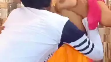 Aunty boobs opened pressed sucked hungrily by son friend