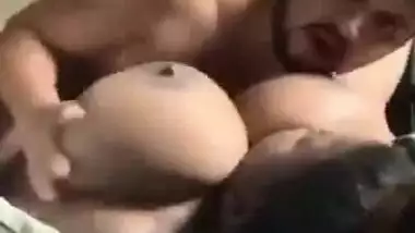 Super big boobs aunty getting fucked by her neighbor
