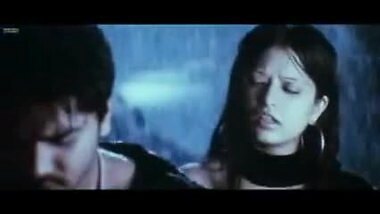 Lip kiss of Indian couples