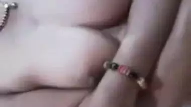Horny Desi Girl Pressing Boobs And Fingering