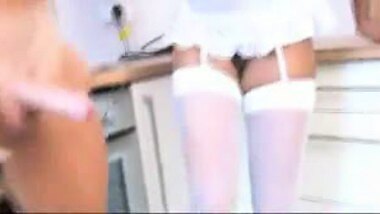 Indian Babe In White Lingerie Fucked Hard