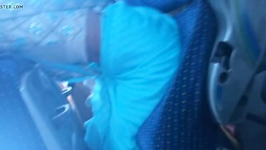 Desi boob show in Hyderabad bus