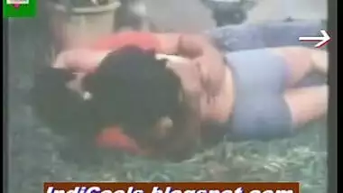 Hot indian couple having sex on the grass