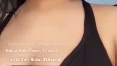 Nude desi girl dances erotically to win an online game