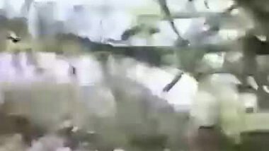 Hairy girl from the village making out in field